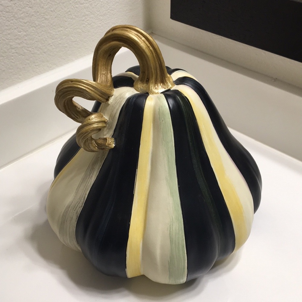 Mackenzie-Childs Courtly Stripe Pumpkin